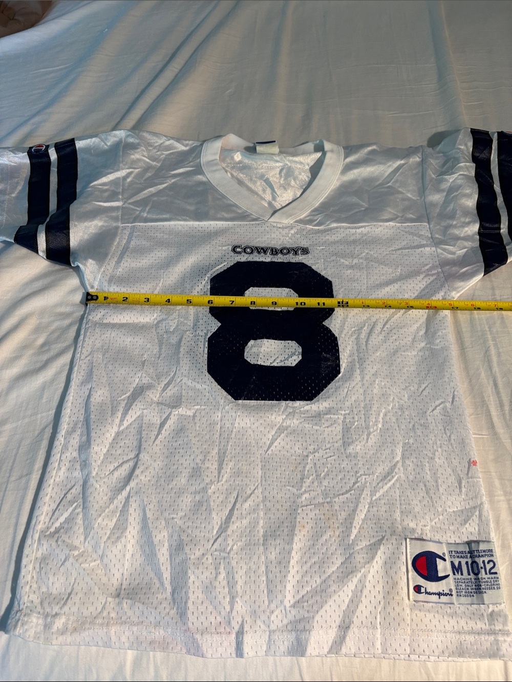 Authentic Champion Apparel - Cowboys #8 Troy Aikman Jersey